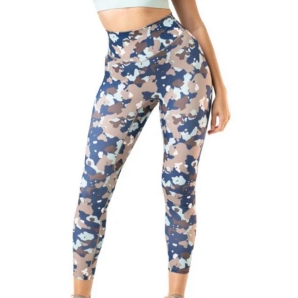 Balance Athletica Pants - Balance Athletica/Vitality Ascent Pant Ocean Breeze Camo Legging Women's L